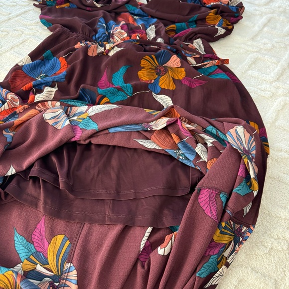 Maurice’s Missy modest wrap dresses multicolor maxi dress size XXL - Picture 12 of 16